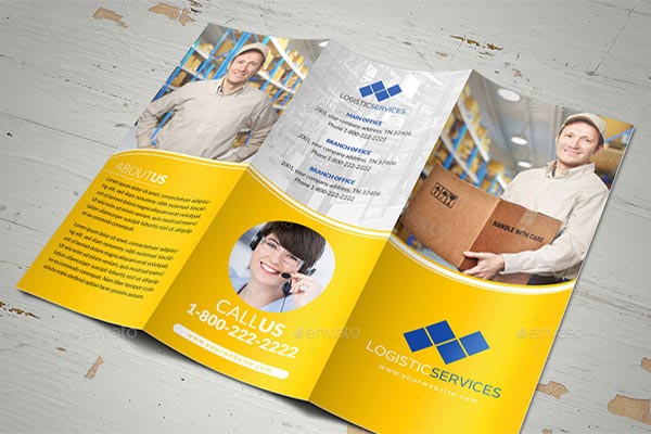 32+ Logistic Brochure Templates | PSD | Ai | InDesign Formats Free & Premium Downloads
